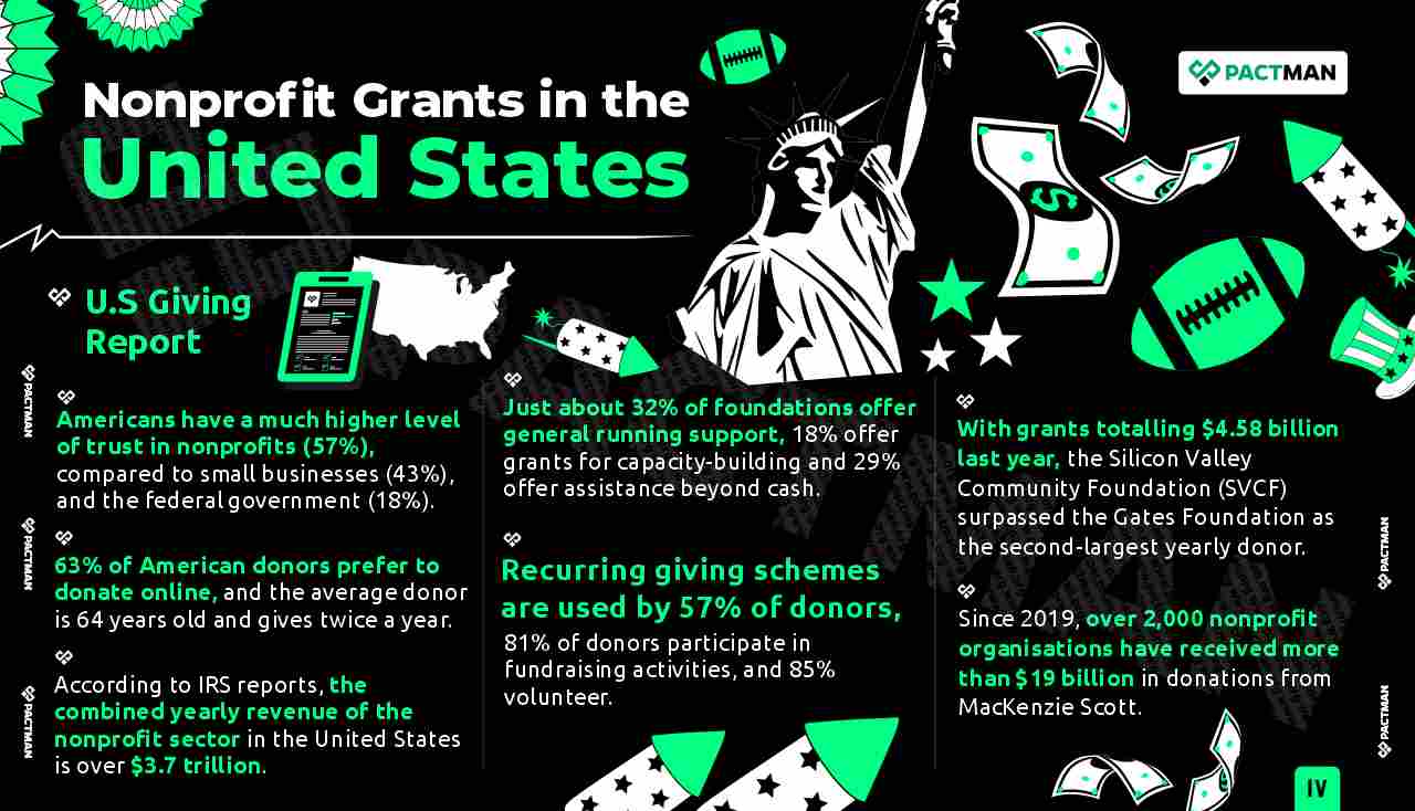 Infographic on Nonprofit Grants in the United States IV